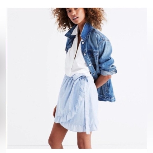 Madewell Meadow Ruffle Skirt size 10 - Picture 2 of 3